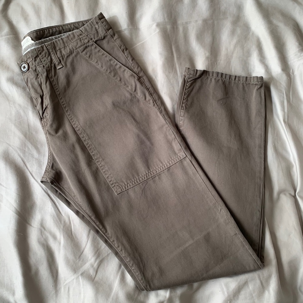 Current Elliott 26 The Field Army Pants Cargo Green